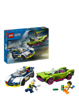 LEGO City Police Car Muscle Car Chase Building Set 213 pieces