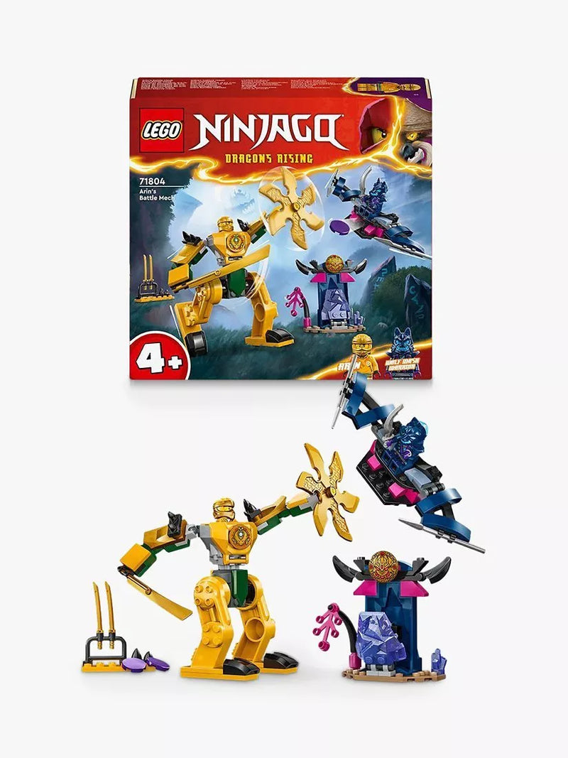 LEGO NINJAGO Arin's Battle Mech Toy Set 71804, UK version
