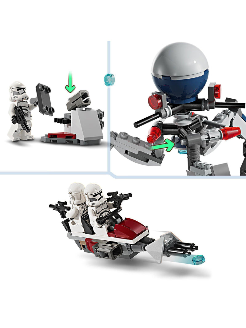 LEGO Star Wars Clone Trooper & Battle Droid battle pack 215 pieces, UK version