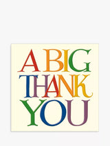Emma Bridgewater Big Thank You Greetings Card