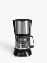 John Lewis Drip Coffee Machine Black Coffee Maker