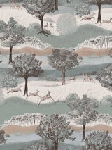 Laura Ashley Harting Jade Green Wallpaper