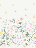 All-Over Floral Wall Mural Roll with 6 Panels, 17m x 50cm