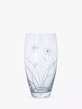 Dartington Crystal Glitz Daisy Glass Vase Clear 26cm