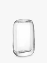 LSA International Melt Glass Vase Clear Vase H24cm