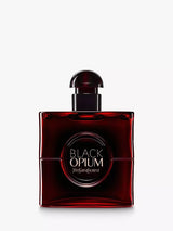 Yves Saint Laurent Black Opium Eau de Parfum Over Red