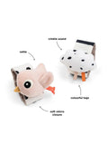 Done by Deer wrist rattle set, powder, pack of 2 - British product