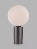 John Lewis Monty Rechargeable LED Table Lamp, Matte Antique Brass - McGrocer