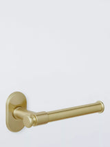 Traditionally Styled Bar Type Toilet Roll Holder in Brushed Brass