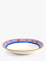 Eleanor Bowmer Electric Coast Star Stoneware Pasta Bowl, Multi, 22.5cm
