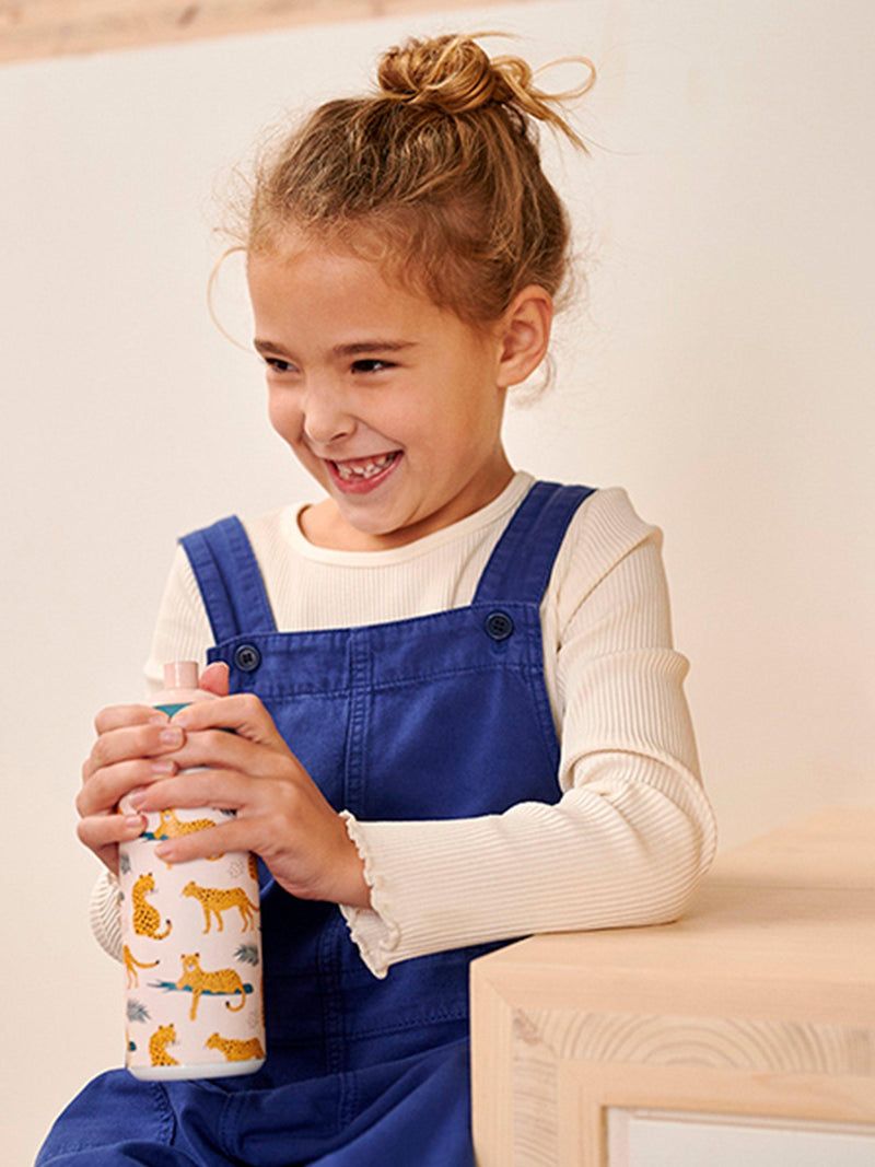 Mepal Disney Frozen leakproof pop-up drinks bottle Blue/Multi 400ml, imported from the UK