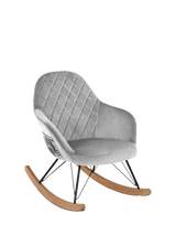 Little Seeds Monarch Hill Dahlia Upholstered Nursery Rocker