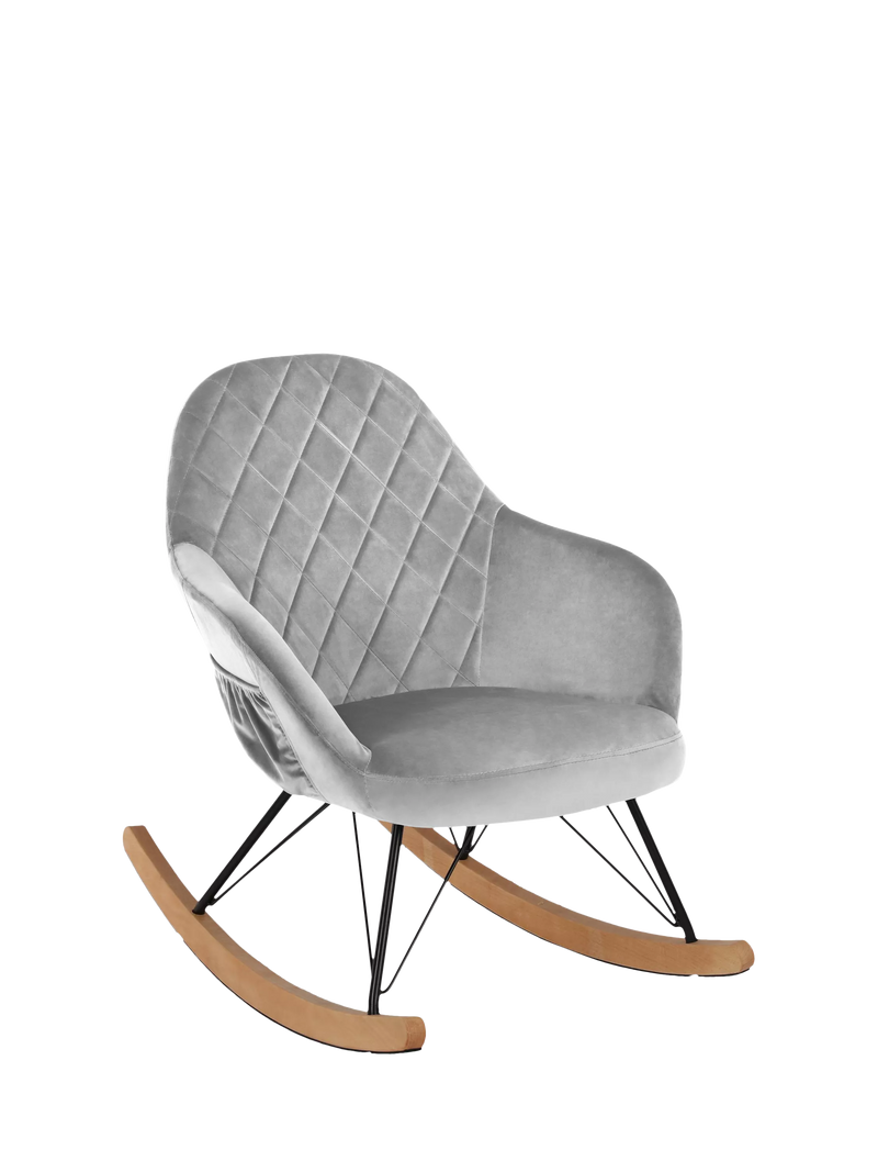 Little Seeds Monarch Hill Dahlia Upholstered Nursery Rocker - McGrocer