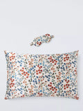 John Lewis silk pillowcase and mask set, Multi, UK version