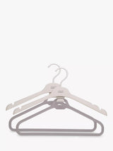 Joseph Joseph 2-Part Long Clothes Hangers Ecru Pack of 2