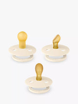 BIBS Colour Try-It Collection Baby Soothers Size 1 Pack of 3 Ivory