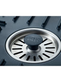 Joseph Joseph grey sink protector with removable plug, UK version