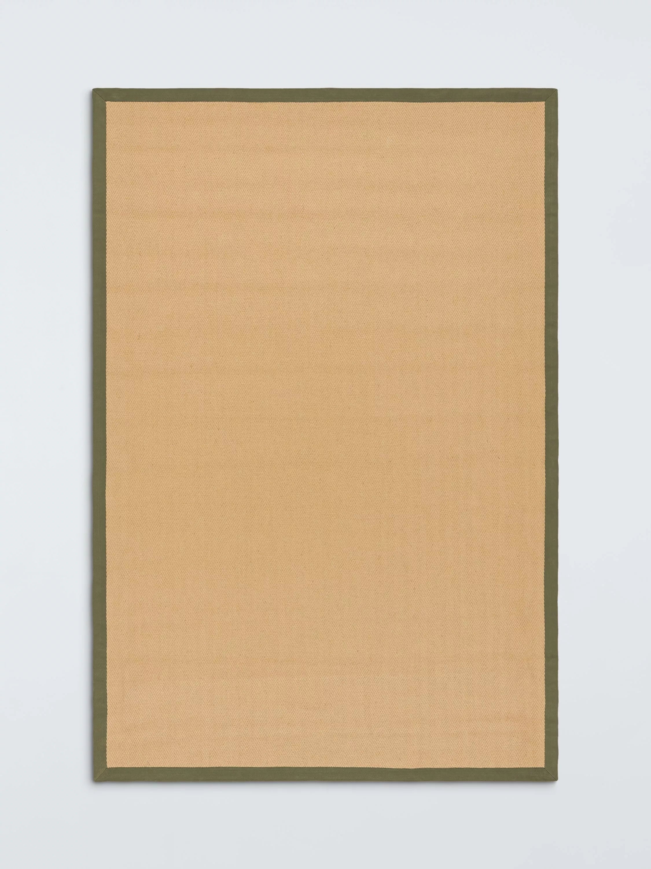 John Lewis ANYDAY Basics Herringbone Rug, Avocado - McGrocer