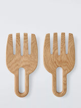 Oak Wood Salad Hands, FSC-Certified, Natural