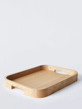 John Lewis Contemporary Wood Serving Tray Large Oak Wood FSC-Certified