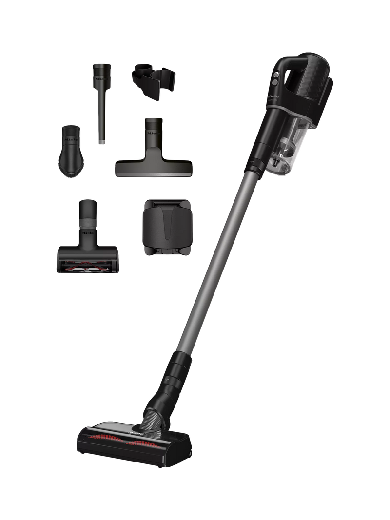 Miele Duoflex HX1 Cat & Dog cordless vacuum cleaner in Obsidian Black, imported from the UK