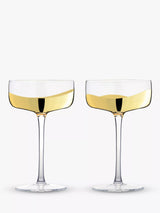 Anton Studio Designs Wave Coupe Cocktail Glass 250ml Set of 2