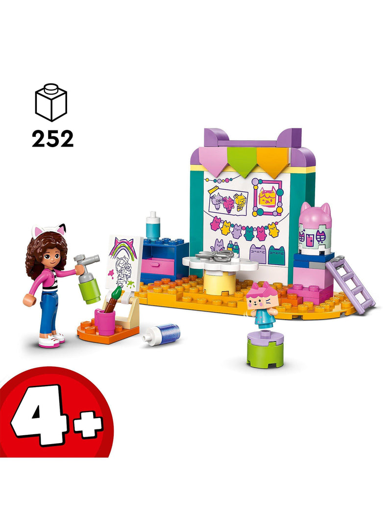 LEGO Gabby's Dollhouse Crafting Set with Baby Box, imported from the UK
