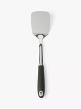 Stainless Steel Solid Turner with Soft Grip Handle
