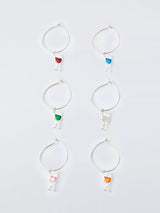 John Lewis Wine Glass Charms Party Decoration Set of 6
