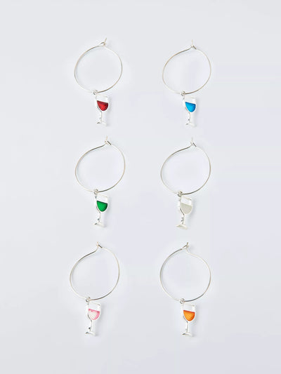 John Lewis Wine Glass Charms Party Decoration Set of 6