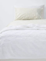 Plush Soft Baby Blanket with Embossed Cloud Design
