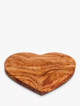 Selbrae House Olive Wood Heart Serve Board Natural Serving Board 21cm