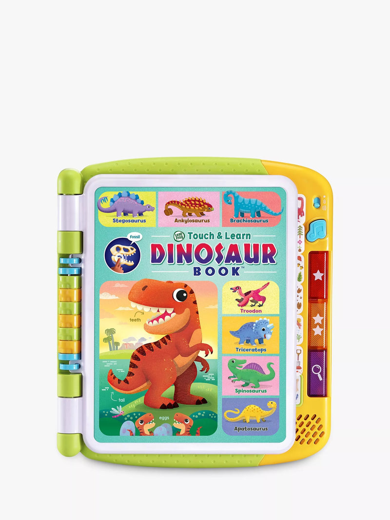 LeapFrog interactive dinosaur learning book with touch features, UK version
