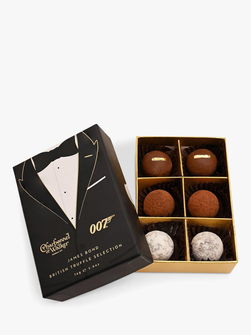 Charbonnel et Walker truffle selection with milk, hazelnut, salted caramel 74g - British product