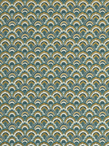 John Lewis Astra Wallpaper Dark Peacock Patterned Design