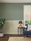 John Lewis Astra Tapete Dunkler Pfau, britische Version