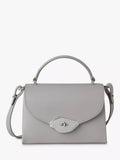 Mulberry Small Lana Gloss Leather Top Handle Bag - McGrocer