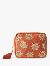 Elizabeth Scarlett Sun Goddess Washbag Velvet Travel Organiser