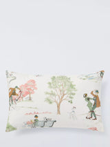 101 Dalmatians Animated Film Scene Decorative Cushion with Multi-Colour Design