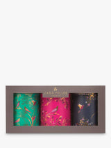 Sara Miller Chelsea Collection Birds Kitchen Storage Caddy Set of 3 Assorted Canisters