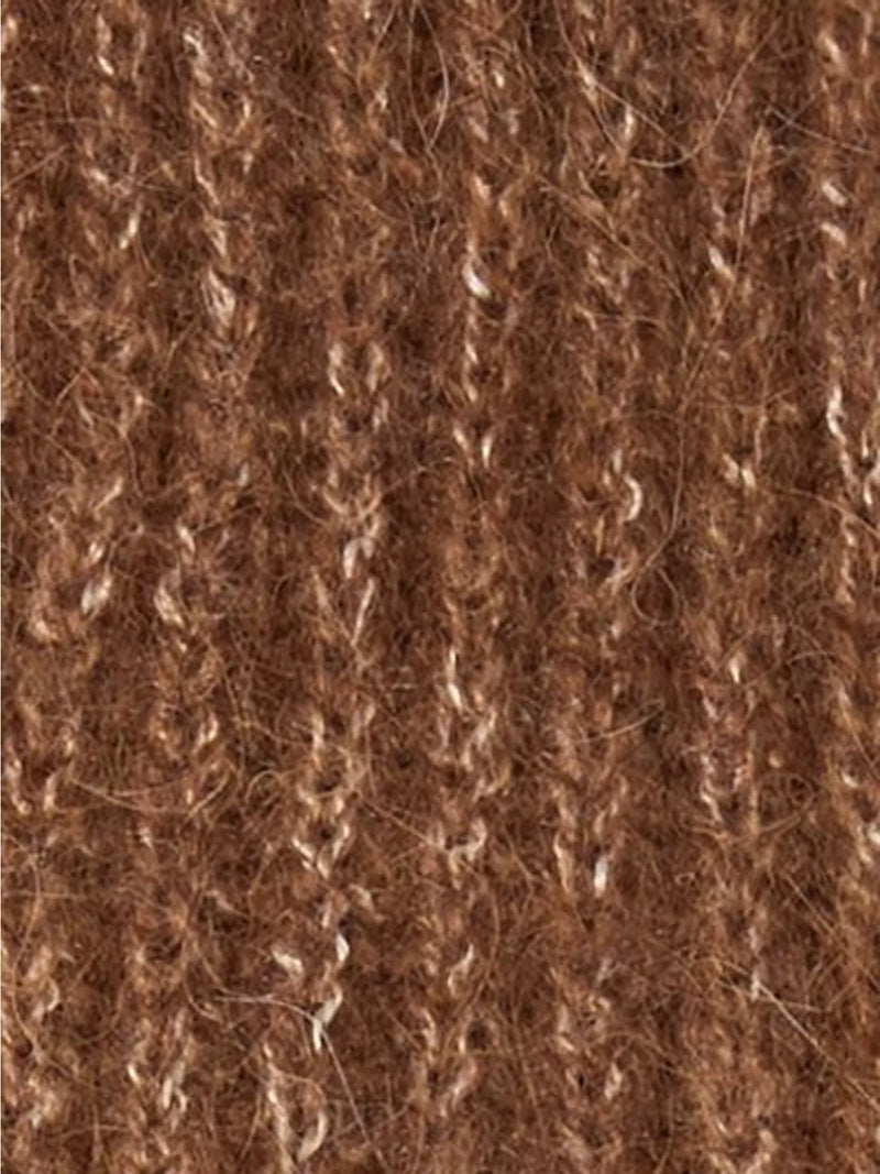 John Lewis Alpaca Wool Blend Fluffy Rib Knit Beanie Hat - McGrocer
