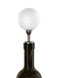 Uberstar Golf Ball Wine Bottle Stopper, White - McGrocer