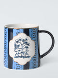 John Lewis Archive Dog Mug, 450ml, Multi