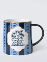 John Lewis Archive Dog Mug, 450ml, Multi