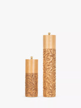 William Morris Willow Boughs Beech Wood Salt and Pepper Mills