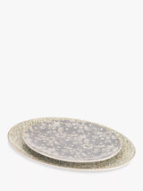 William Morris Green Oval Stoneware Serving Platters Set of 2 40cm