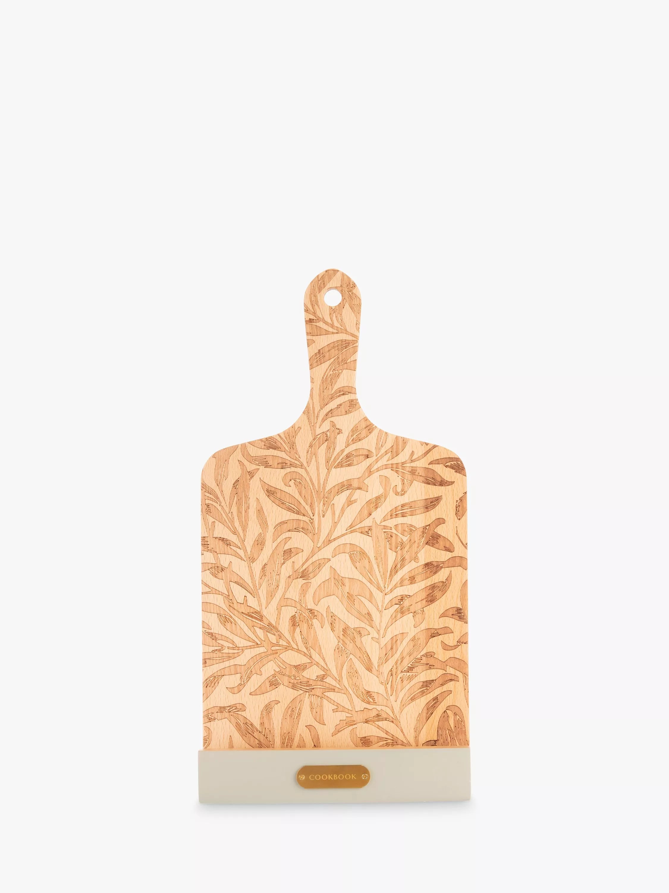 William Morris Willow Boughs Cookbook Stand, FSC-Certified (Beech Wood) - McGrocer