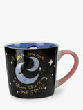 Eleanor Bowmer Moon and Stars bone china mug 300ml - British product