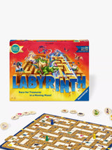 Slim Box Moving Maze Treasure Hunt Board Game with Cards and Pieces