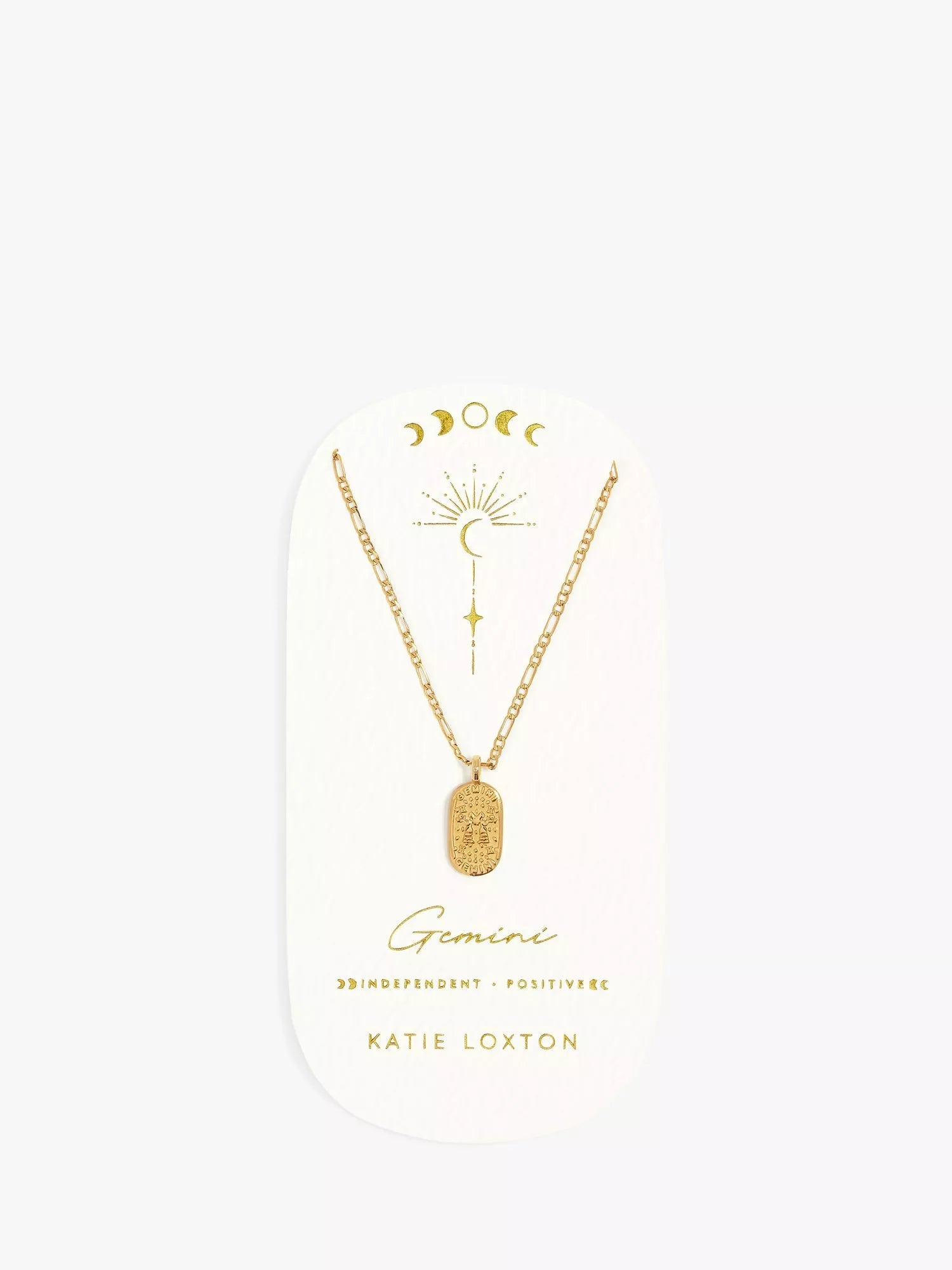 Katie Loxton Waterproof Zodiac Necklace, Gold - McGrocer
